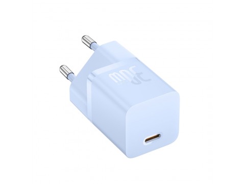 Адаптер питания Baseus GaN5 (mini) 1C 30W Blue (P10110902313-00)