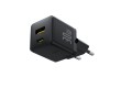Адаптер питания Baseus Palm C+U 30W Black ( в комлпекте кабель Type-c) (P1011160A113-01)