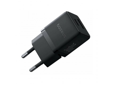 Адаптер питания Baseus Palm C+U 30W EU Cluster Black (P1011160A113-00)