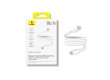 Интерфейсный кабель Baseus Foamed Silicone Pro Magnetic USB-C to USB-C 100W White 1m (E0426D01)