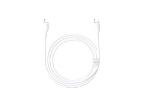 Интерфейсный кабель Baseus Ultra-Fast USB-C to USB-C 100W 1m Stellar White (P10376302222-03)