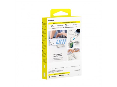 Портативный внешний аккумулятор Baseus EnerFill FC21 Qpow 3 Ultra 10000mAh 45W Titanium (E0027Q01)