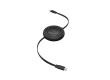 Интерфейсный кабель Baseus Free2Pull Mini USB-C to USB-C 100W 2m Black (P10364500113-01)