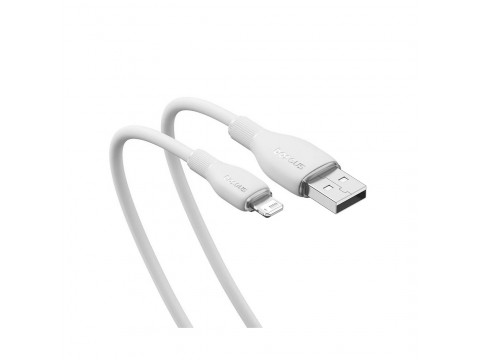 Интерфейсный кабель Baseus Pudding USB to iP 2.4A 2m White (P10355700221-B2)