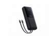Портативный внешний аккумулятор Baseus Dual-Cable Power Bank Display 20000mAh 22.5W Cosmic Black