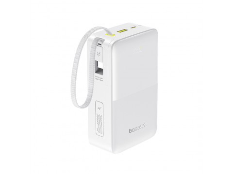 Портативный внешний аккумулятор Baseus EnerFill FC51 30000mAh 22.5W Moon White (E0028101)