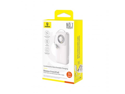 Портативный внешний аккумулятор Baseus Free2Pull 20000mAh 65W Gray (P10073700843-00)