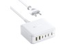 Адаптер питания Baseus EnerFill FH21 Desktop Charging Station 4C+2U 120W EU Moon White