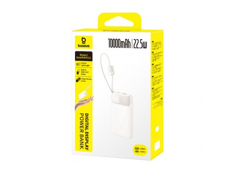Портативный внешний аккумулятор Baseus EnerFill FC11 10000mAh 22.5W Beige (E0027R05)