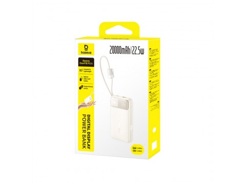 Портативный внешний аккумулятор Baseus EnerFill FC11 20000mAh 22.5W Beige (E0027S05)