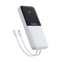Портативный внешний аккумулятор Baseus Lipow 10000mAh 22.5W White (P10079101213-00)