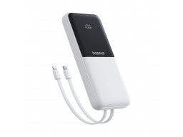 Портативный внешний аккумулятор Baseus Lipow 10000mAh 22.5W White (P10079101213-00)