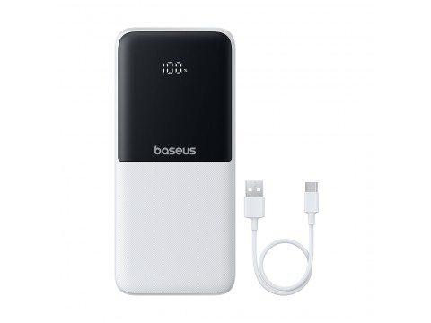 Портативный внешний аккумулятор Baseus Lipow 10000mAh 22.5W White (P10079101213-00)