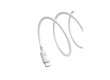 Интерфейсный кабель Baseus Silky Series USB to Type-C 100W 2m White (P10377703213-01)