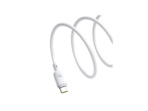 Интерфейсный кабель Baseus Silky Series USB to Type-C 100W 2m White (P10377703213-01)