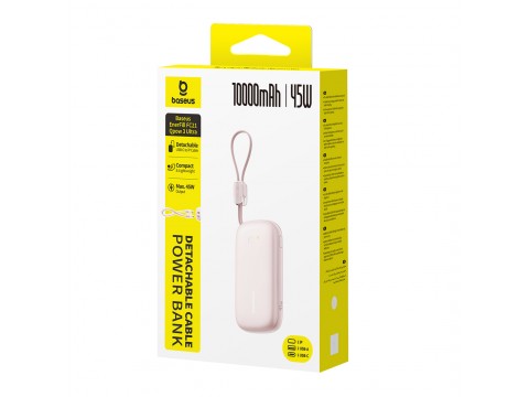 Портативный внешний аккумулятор Baseus EnerFill FC21 Qpow 3 Ultra 10000mAh 45W Pink (E0027Q02)