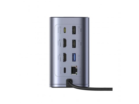 Док-станция Baseus NU1 Air Spacemate 12-in-1 Grey (B00568103813-00)