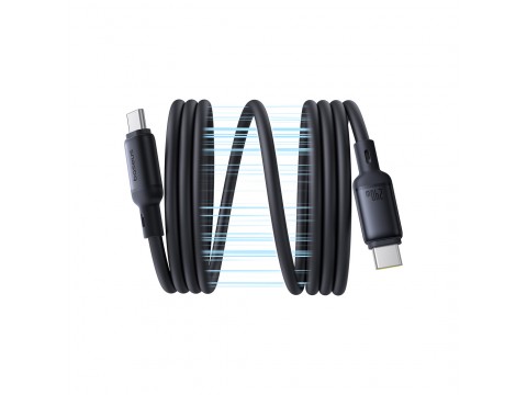 Интерфейсный кабель Baseus PicoGo Magnetic USB-C to USB-C 240W Black (P10376800121-00)
