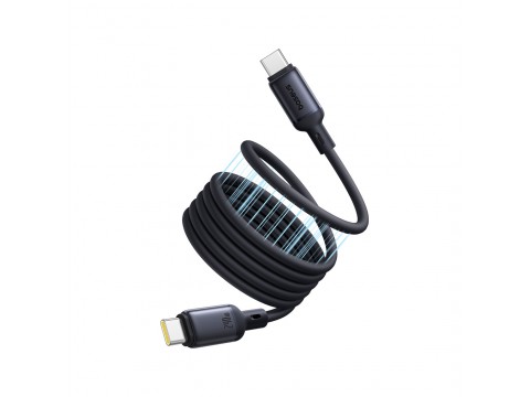 Интерфейсный кабель Baseus PicoGo Magnetic USB-C to USB-C 240W Black (P10376800121-00)