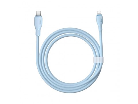 Интерфейсный кабель Baseus Pudding Type-C to iP 20W 2m Blue (P10355701311-B2)