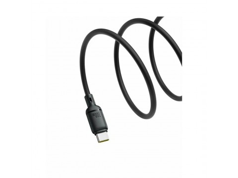 Интерфейсный кабель Baseus Silky USB to Type-C 100W 2m Black (P10377703113-01)