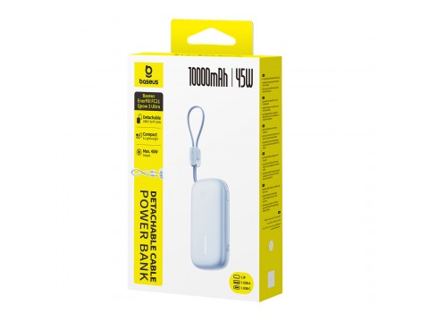 Портативный внешний аккумулятор Baseus EnerFill FC21 Qpow 3 Ultra 10000mAh 45W Galaxy Blue (E0027Q03
