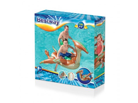 Надувная игрушка Bestway 41105 в форме птеродактиля для плавания