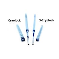 Disposable Plastic Straw - S-Cryolock Vitrification Device. Blue