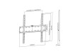 Кронштейн Brateck KL21G-44F для ТВ и мониторов, 32"-55"