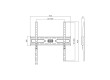 Кронштейн Brateck KL36-44F для ТВ и мониторов, 32"-75"