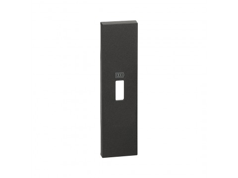 Лицевая панель Bticino KG10C Living Now USB зарядки 1 модуль черный