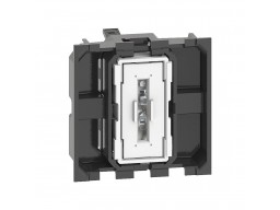 Переключатель Bticino K4003M2A Living Now 10А 2 модуля автоматические клеммы