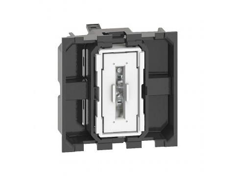 Переключатель Bticino K4003M2A Living Now 10А 2 модуля автоматические клеммы