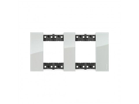 Рамка декоративная Bticino KA4802M2DA Living Now 2 поста 4 модуля Небо