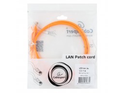 Патч-корд UTP Cablexpert PP12-1M/O кат. 5e, 1м, литой, многожильный (оранжевый)