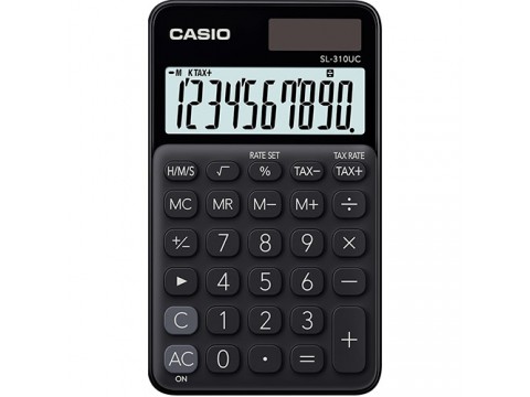 Калькулятор карманный CASIO SL-310UC-BK-W-EC