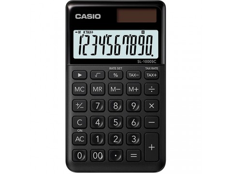 Калькулятор карманный CASIO SL-1000SC-BK-W-EP