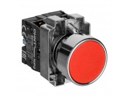 Кнопка управления CHINT NP2-BA42 без подсветки красная 1НЗ IP40