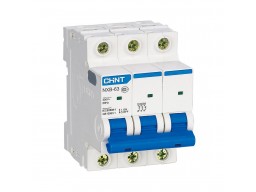 Автоматический выключатель CHINT NXB-63S 3P 2A C 4,5kA