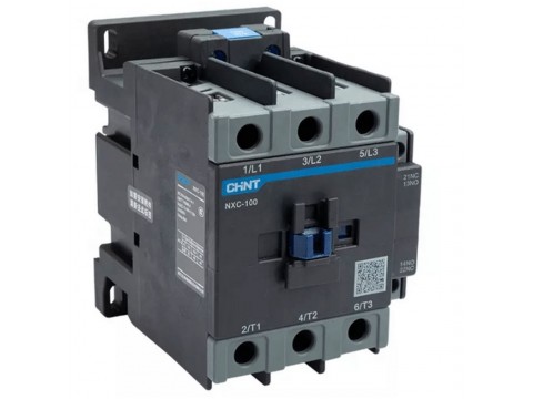 Контактор CHINT NXC-100 100A 220В/АС3 1НО+1НЗ 50Гц
