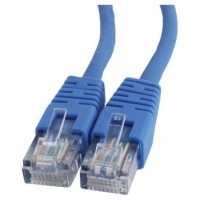 Патч-корд медный UTP Cablexpert PP10-1M/B кат.5e, 1м, литой, многожильный (синий)