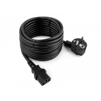Кабель питания Cablexpert PC-186-VDE-5M / 5.0m / Schuko-C13 / VDE / 10A / Black / Grounded