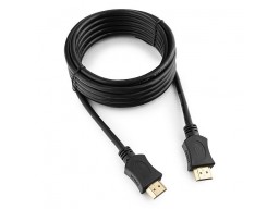 Кабель HDMI Cablexpert CC-HDMI4L-10, 3.0м, v1.4, 19M/19M, серия Light, черный, поз.разъ, экран, паке