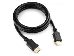 Кабель HDMI Cablexpert CC-HDMI4L-6, 1.8м, v1.4, 19M/19M, серия Light, черный, позол.разъ, экр, пакет