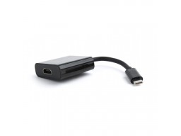 Переходник USB Cablexpert A-CM-HDMIF-01, USB Type-C/HDMI, 15см, пакет