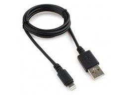 Кабель USB Cablexpert CC-USB-AP2MBP AM/Lightning, для iPhone5/6/7/8/X, IPod, IPad, 1м, черный, пакет