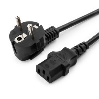 Кабель питания Cablexpert PC-186 1,8м Schuko-C13 черный пакет