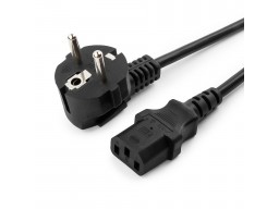 Кабель питания Cablexpert PC-186 1,8м Schuko-C13 черный пакет
