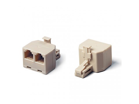 Разветвитель US-12 RJ45 8P8C (джек) -> 2x8P8C (розетки)