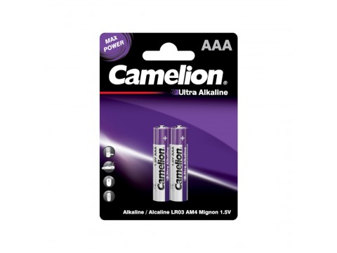 Батарейка CAMELION Ultra Alkaline LR03-BP2UT 2 шт. в блистере